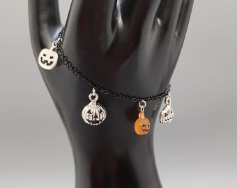 Pumpkin Patch Charm Bracelet