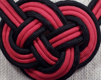 Infinity knot necklace.