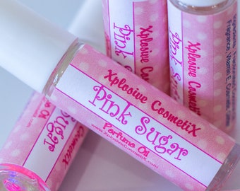 Pink Sugar Perfume Oil – Flirty Womens Fragrance with Pink Glitter