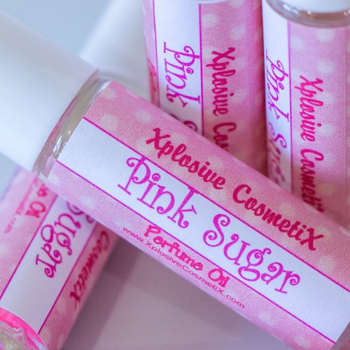 Pink Sugar Type Perfume Oil - Roll On Perfume, Womens Fragrance, Pink Glitter, Fragrance Oil, Girly, Feminine, Sweet, Musk