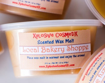 Local Bakery Shoppe Wax Melt Wax Tart - Highly Scented Wax Melts - Para Soy Wax Melt - Home Fragrance - Scent Shot - Bakery Bread Scent
