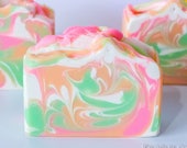CLEARANCE Apple Tango Mango Type Bar Soap - Coconut Milk Soap, Bar Soap, Cold Process Soap, Shea butter, Aloe, Vegan Soap, Handmade Soap