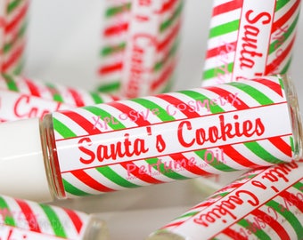 Santa's Cookies Perfume Oil - Roll On Perfume, Vanilla Fragrance Oil, Womens Fragrance, Christmas, Vanilla Perfume, Stocking Stuffer, Gift