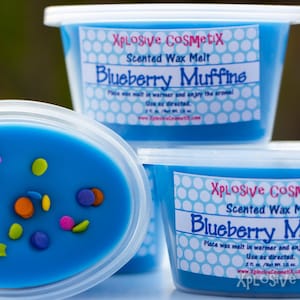 Blueberry Muffins Scented Wax Melt Wax Tart - Highly Scented Wax Melts - Para Soy Wax Melt - Home Fragrance - Scent Shot