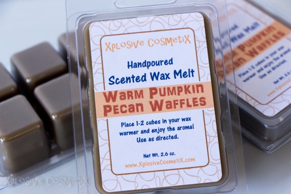 Warm Pumpkin Pecan Waffles Wax Melt Wax Tart Highly Scented Wax