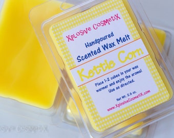 Kettle Corn Scented Wax Melt - Wax Tart - Highly Scented Wax Melts - Para Soy Wax Melt - Home Fragrance - Clamshell Wax Cubes