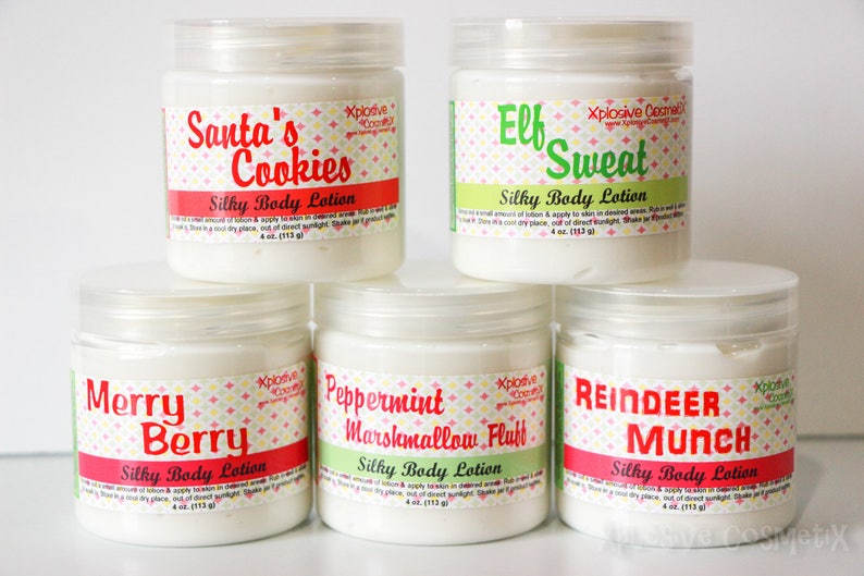 Peppermint Marshmallow Fluff Silky Body Lotion Silk Lotion Etsy