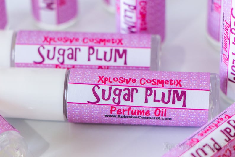 Sugar Plum Perfume Oil Roll On Perfume, Fragrance Oil, Womens Perfume, Womens Fragrance, Body Fragrance, Christmas Gift, Stocking Stuffer image 1