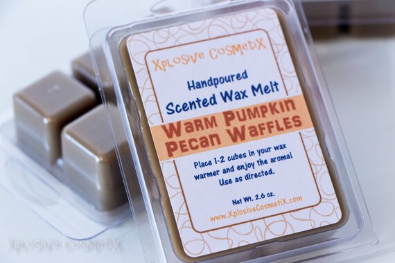 Warm Pumpkin Pecan Waffles Wax Melt Wax Tart Highly Scented Wax Melts Para  Soy Wax Melt Home Fragrance Clamshell Wax Cubes Fall 