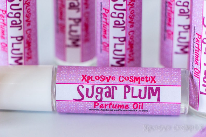 Sugar Plum Perfume Oil Roll On Perfume, Fragrance Oil, Womens Perfume, Womens Fragrance, Body Fragrance, Christmas Gift, Stocking Stuffer image 2