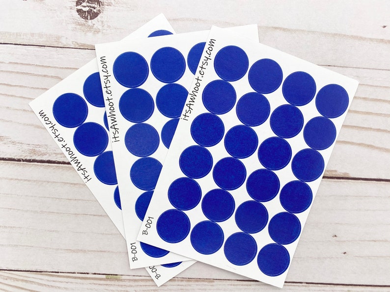 Blue Dot Stickers Weight Watchers Weekly Planner AddOns Etsy