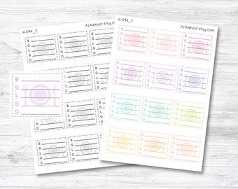 Breakfast Lunch Dinner Snack Dash Box / B S L D S / Meal Tracker Planner Stickers (H094_2)