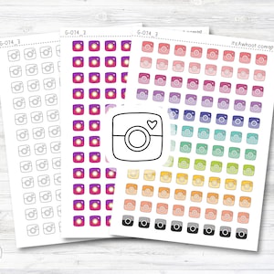 Instagram Icon Sticker (G074_3)