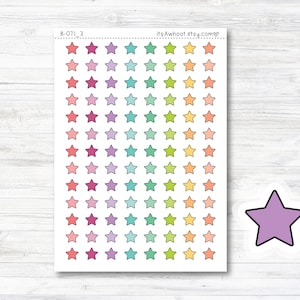 Star Doodle Stickers (B071_3)