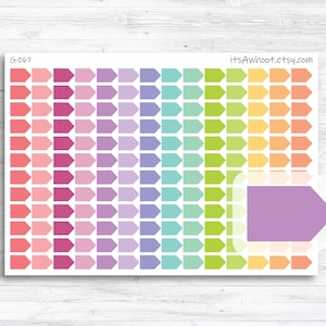 Appointment Time Arrow Planner Sticker - Blanks (G067)