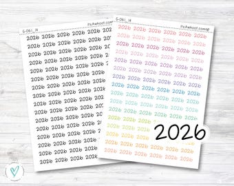 Stickers pour agenda 2026 (G061_14)