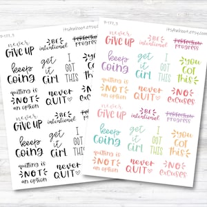 Stickers bien-être motivation/inspiration (B177_3)