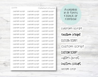 COLORFUL WEEKDAY HEADERS Planner Stickers