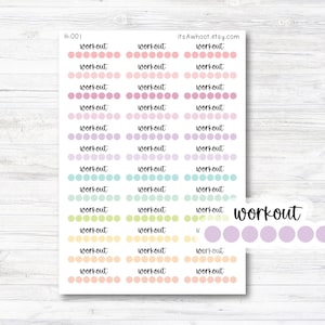 Workout Daily Habit Tracker (H001)