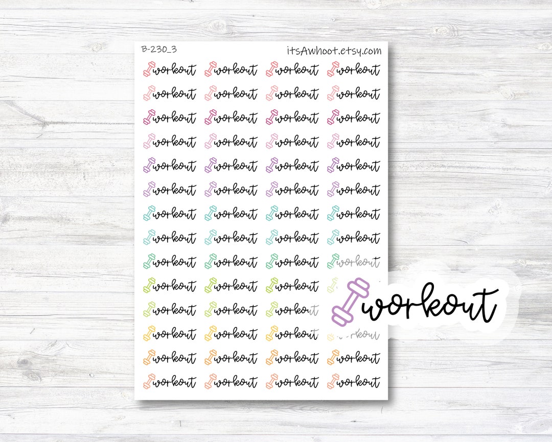 workout-script-stickers-workout-planner-stickers-run-with-etsy