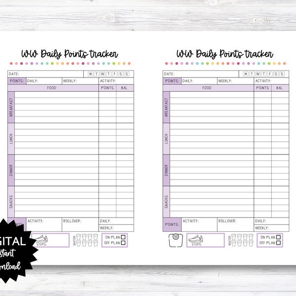 Weight Loss Tracker Etsy