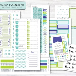 WEEKLY Kit Planner Stickers - &quot;Double Arrow&quot; - Happy Planner CLASSIC - Vertical (C004)