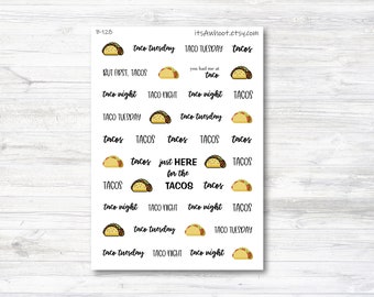 Stickers tacos du mardi (B128)