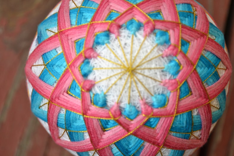 Lotus Flower Poi Temari Flow Toys Poi Spinning Flow Arts