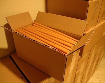 Velas de cera de abejas/velas de servicio Bobeche de 10 libras y 1/2" (aprox. 140 unidades) al por mayor