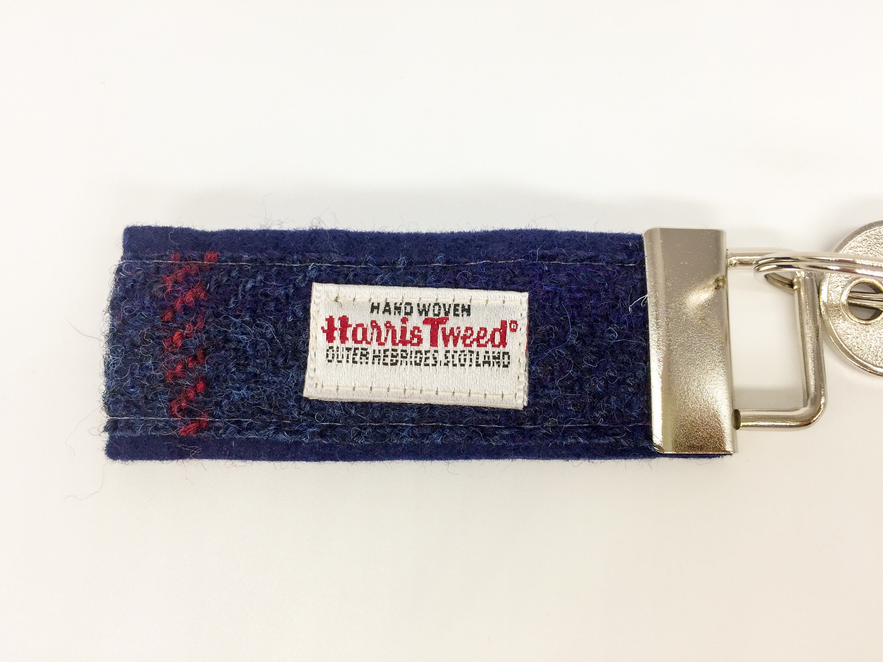 Scottish key fob in checked Harris Tweed® Tweed New Home | Etsy