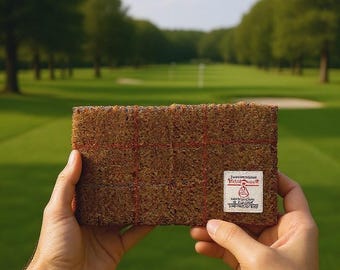 Handmade Harris Tweed® Golf Yardage Book Cover