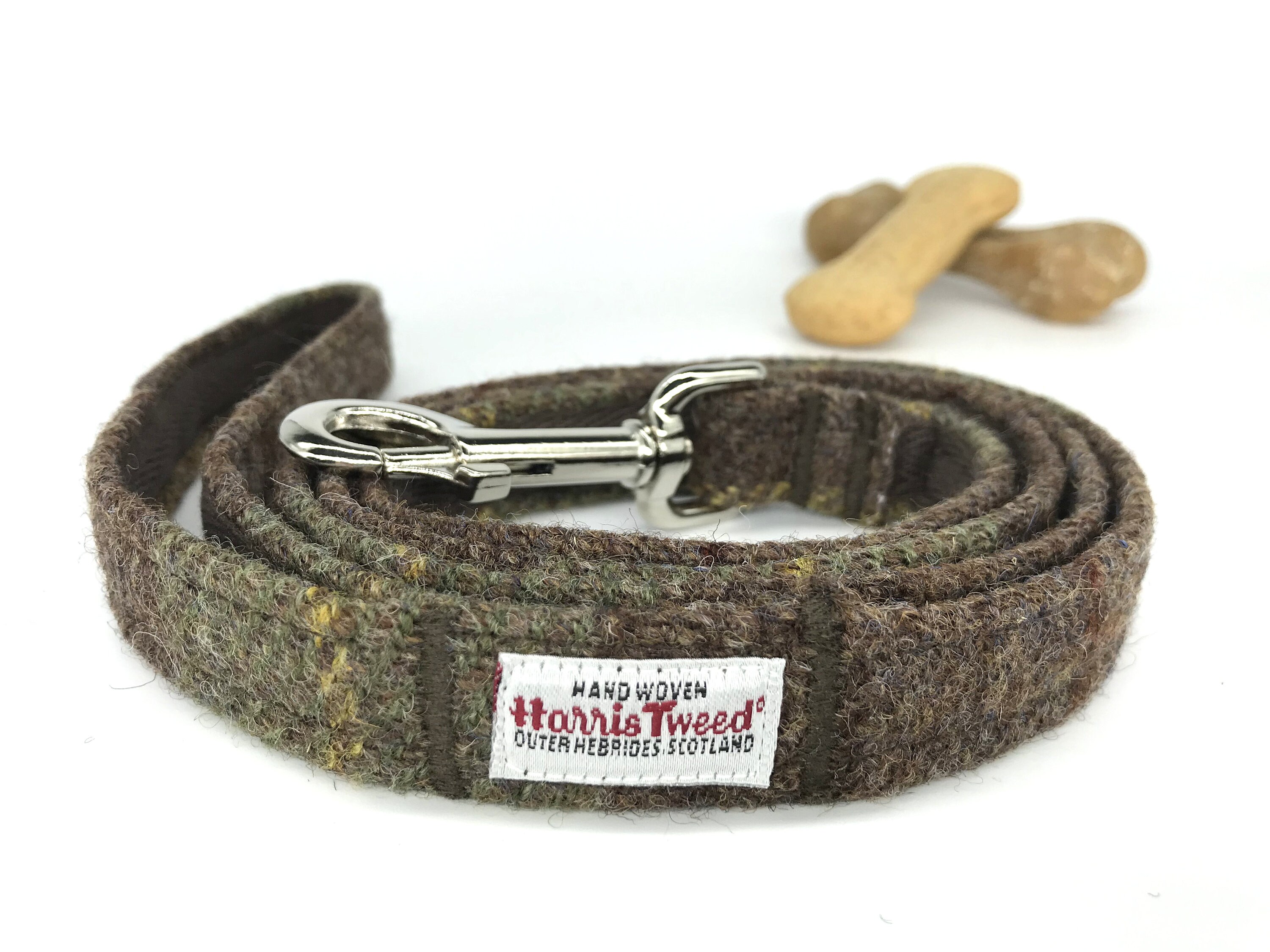tweed dog lead