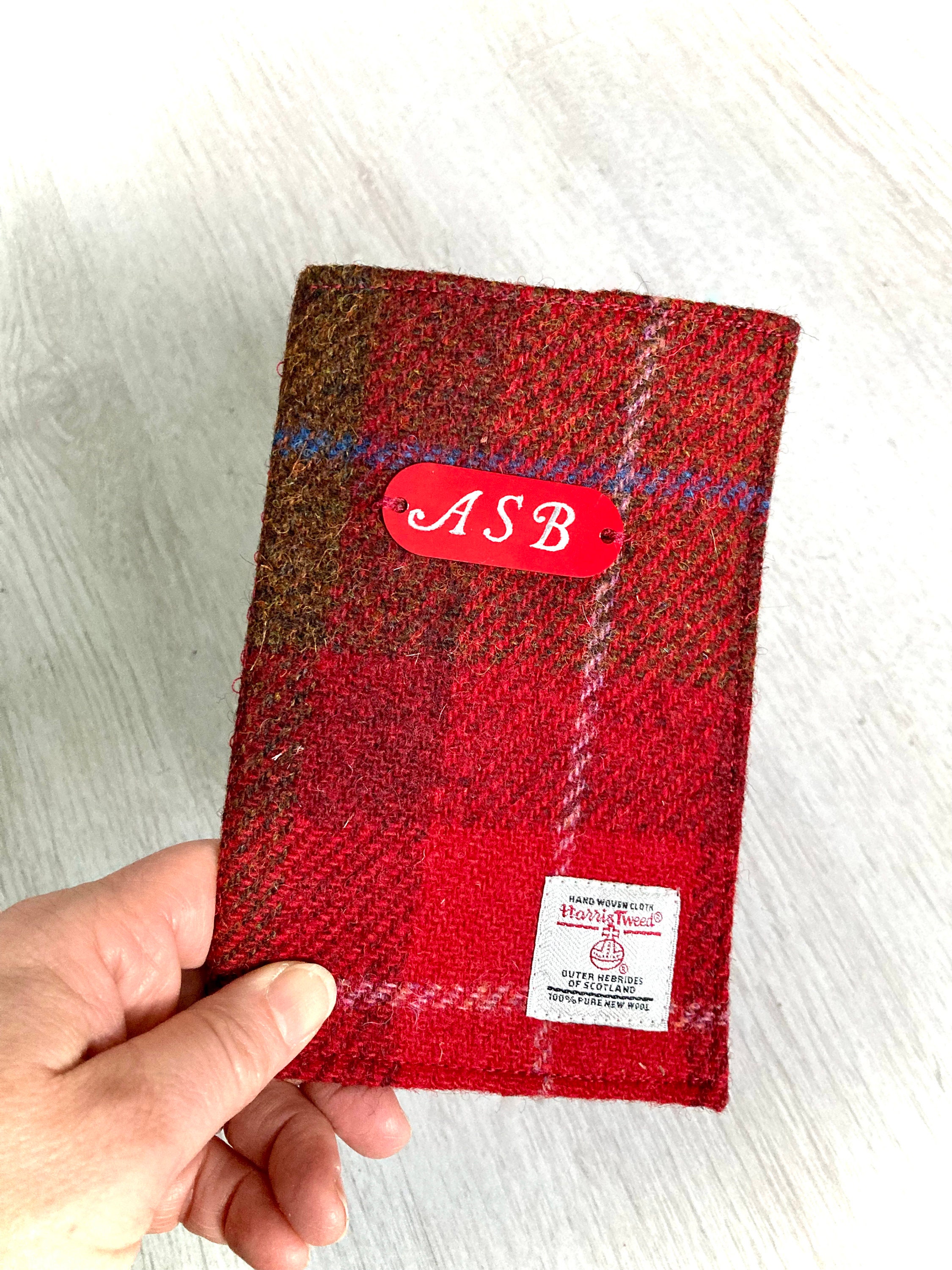 Harris Tweed® Golf Scorecard Cover for 172 x 133 mm cards | Tweed Golfing Score Card Protector | Tweed Golf Scorecard Holder - Thumbnail 5
