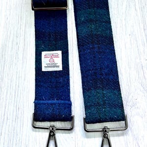 Correa para bolso Harris Tweed®: Bandolera ajustable de cuadros escoceses, 50 mm y 38 mm imagen 10