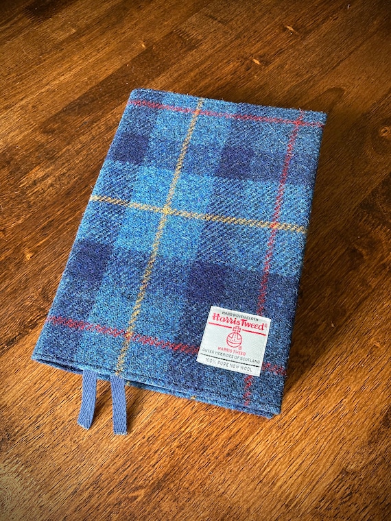 ハリスツイード®聖書カバー：スコットランドチェックタータンチェック 