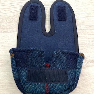 Harris Tweed®-hoes voor golfhamer: centrale as, met vilt gevoerd LAB MEZZ DF3 op maat gemaakt