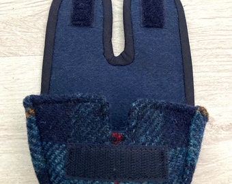 Harris Tweed® Golf Mallet Cover: Central Shaft, Felt or Fleece Lined LAB MEZZ DF3 Custom Made