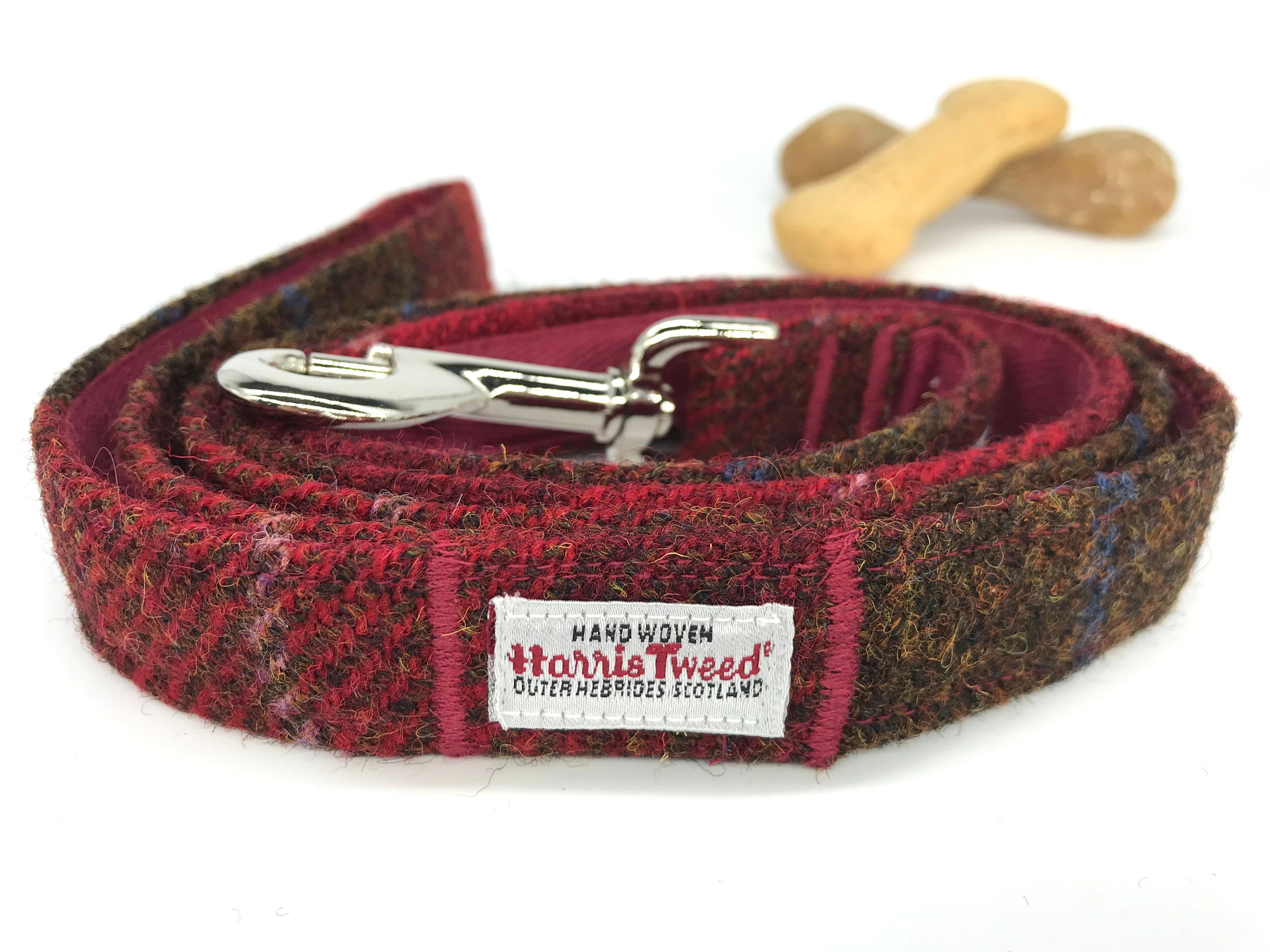 tweed dog lead