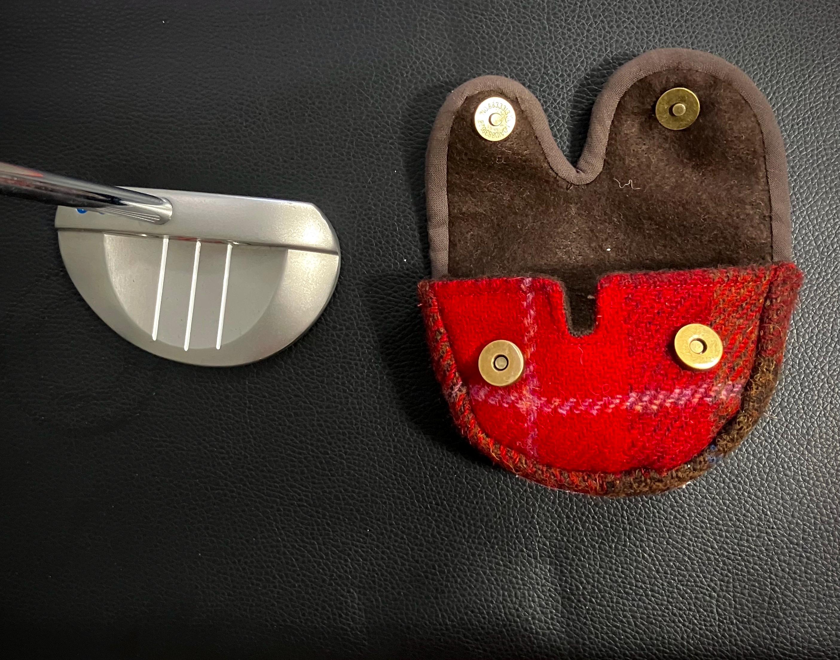 Harris Tweed® Custom Made Golf Mallet Cover: Central Shaft, LAB