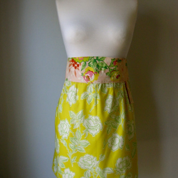 Botanical Half Apron // Handmade Vintage & Retro Inspired