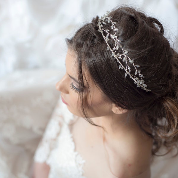 Wedding Crystal Tiara / Crystal Tiara / Crystal Wedding Headband / Bridal Tiara Swarovski /Crystal Bridal Tiara / Bridal Princess Tiara