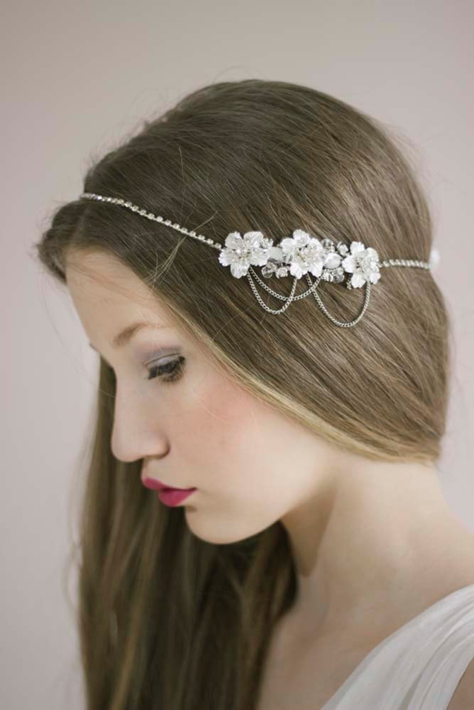 Hair Chain Accessories Hair Chain for Wedding Hair Chain Etsy