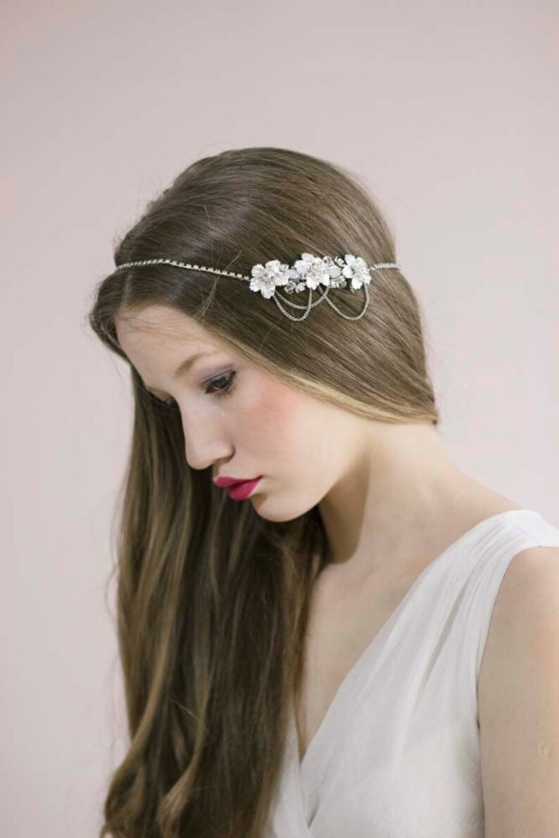 Hair Chain Accessories Hair Chain for Wedding Hair Chain Etsy