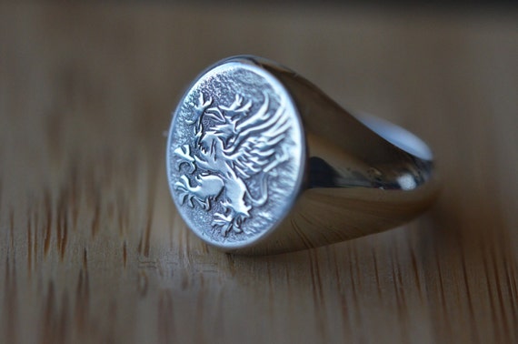 griffin signet ring