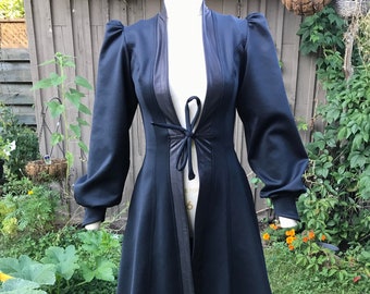 Countess Duster Coat - Black