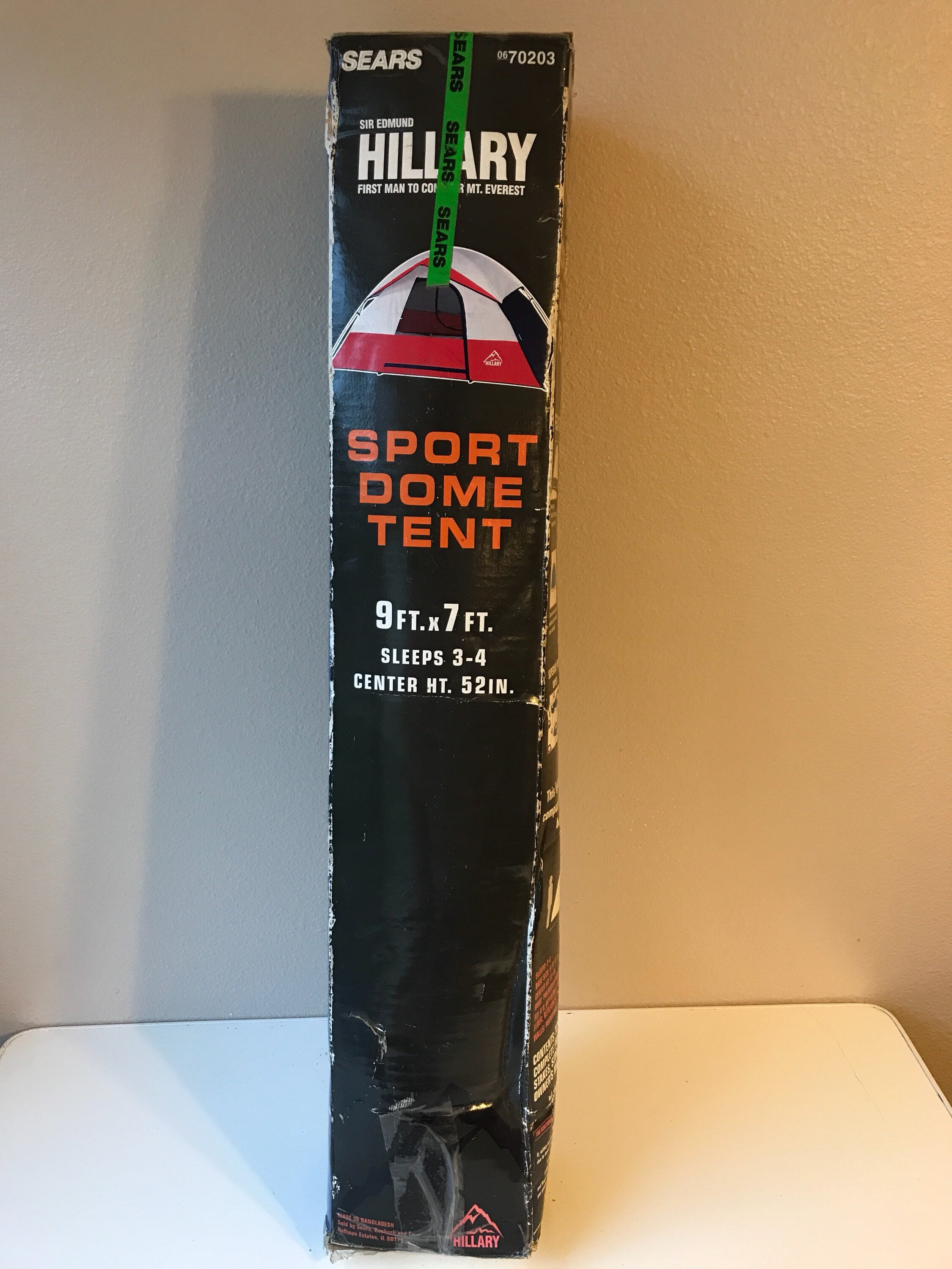 Sears Sir Edmund Hillary Dome Primitve 