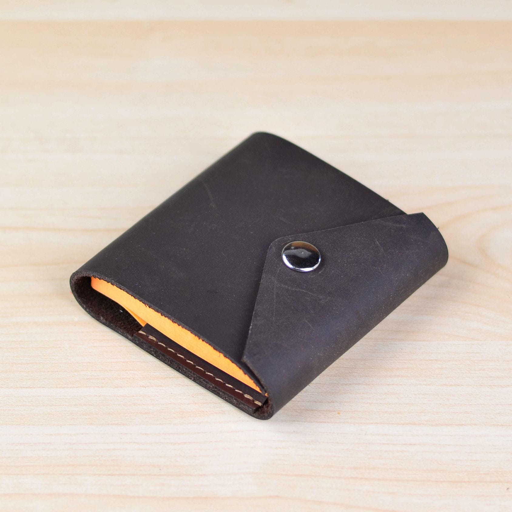 Leather Postit Notes Cover Leather Postit Notes Holder Etsy