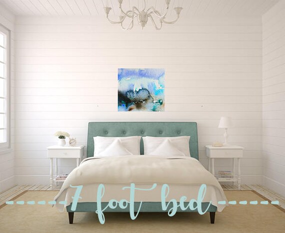 Dusty Blue Abstract Landscape Print Wall Art Print Large Print Abstract Art Large Wall Art Large Prints Pretty Blue Landscape