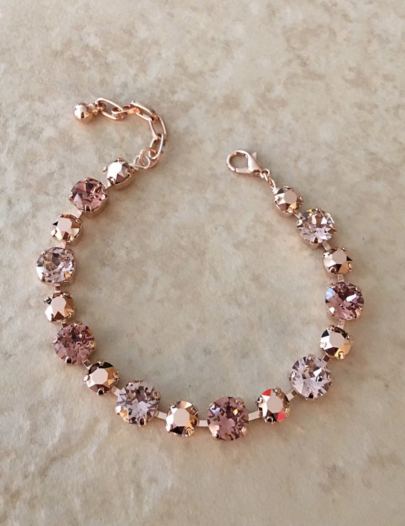 SWAROVSKI Symbolic Bracelet, Multi-Colored, Rose-Gold Tone Plated