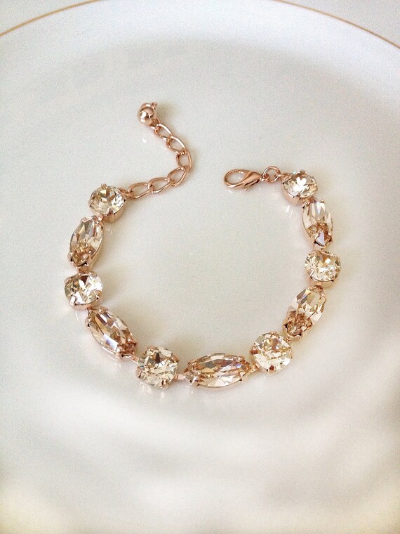 CRYSTAL BANGLE THIN CHAMPAGNE CRYSTAL BANGLE THIN CHAMPAGNE